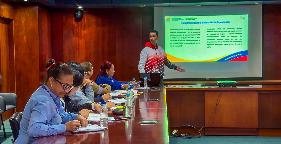 La CVG refuerza la formación de sus trabajadores con el curso especializado sobre “Conformación de Expediente de la Actuación de Control»