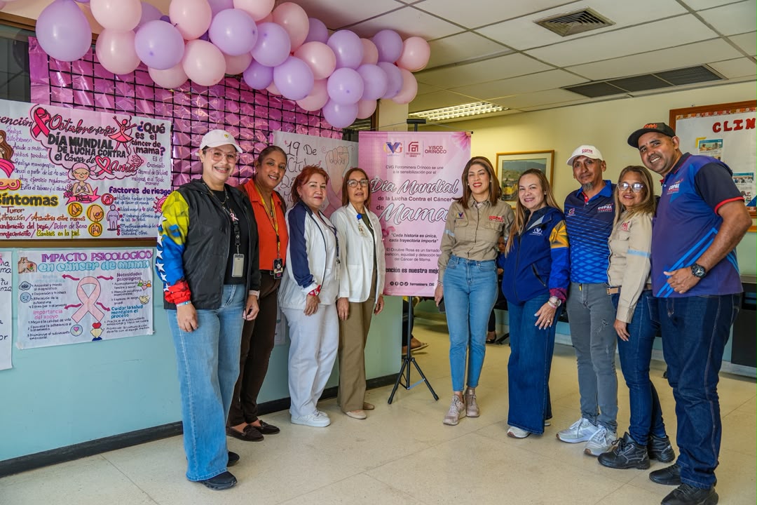 Dra. Igneli Peretti encabeza visita e inspección en la Clínica Palúa con miembros de la fuerza laboral de la CVG